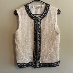 Laurence Kazar New York Sequin Vest